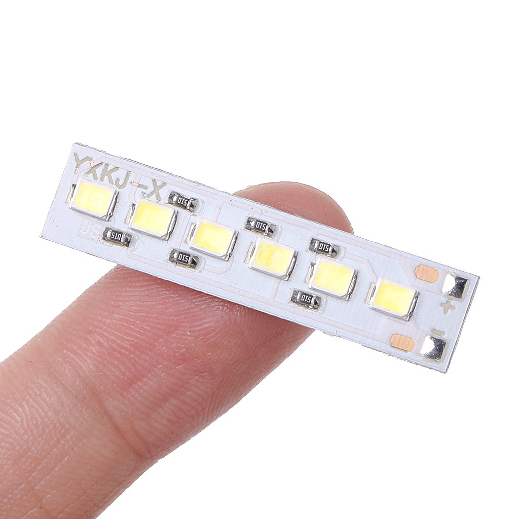 Set 5 Đèn LED DC 3.7V-5V Sạc USB 18650