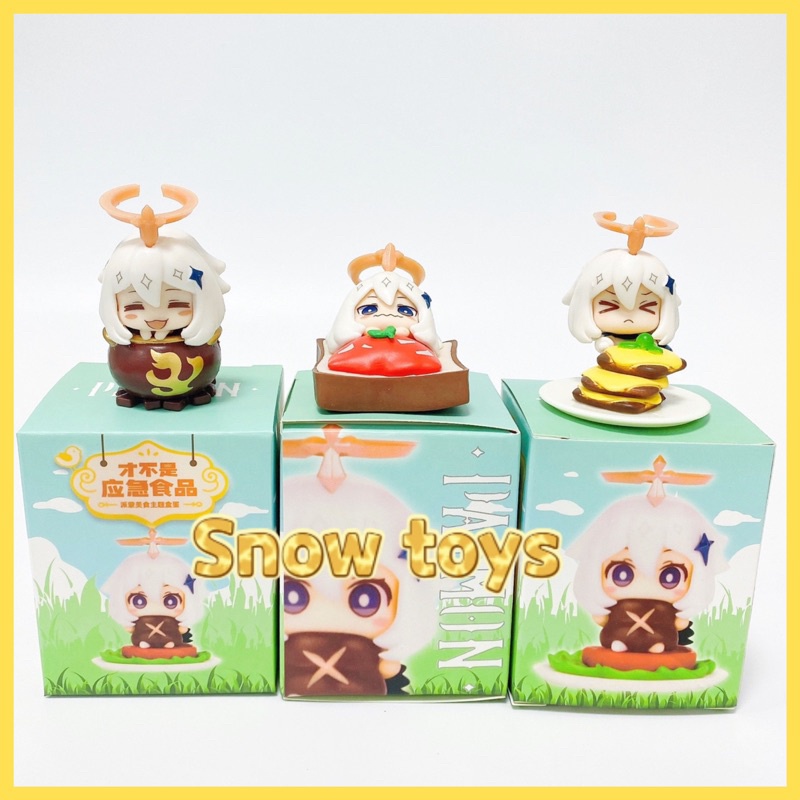 Mô hình genshin impact chibi - mô hình Paimon 6cm bằng PVC cao cấp, có box