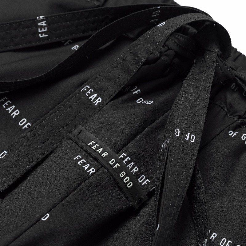 Quần Fear Of God print baggy nylon pants ss20
