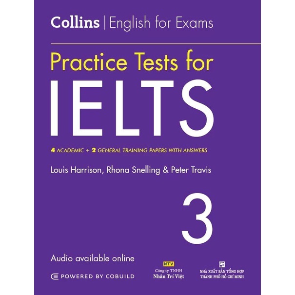 Sách - Practice Tests for IELTS 3 - NTV