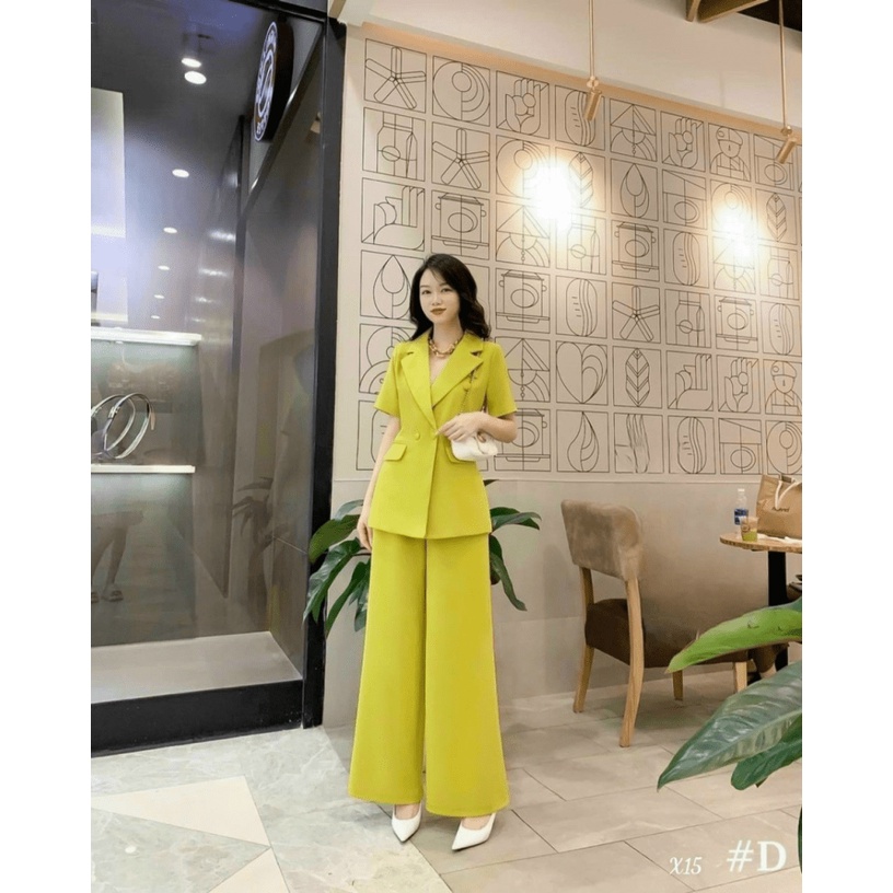 SET ÁO QUẦN SUÔNG COTTON LẠNH UP thoi trang shop valentina