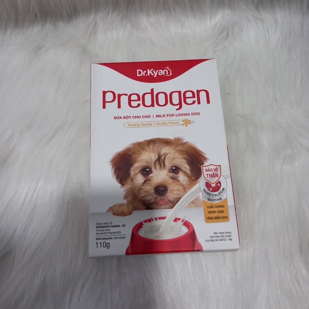 Sữa bột cho chó Predogen 110gr,Sữa bột dùng cho mọi lứa tuổi