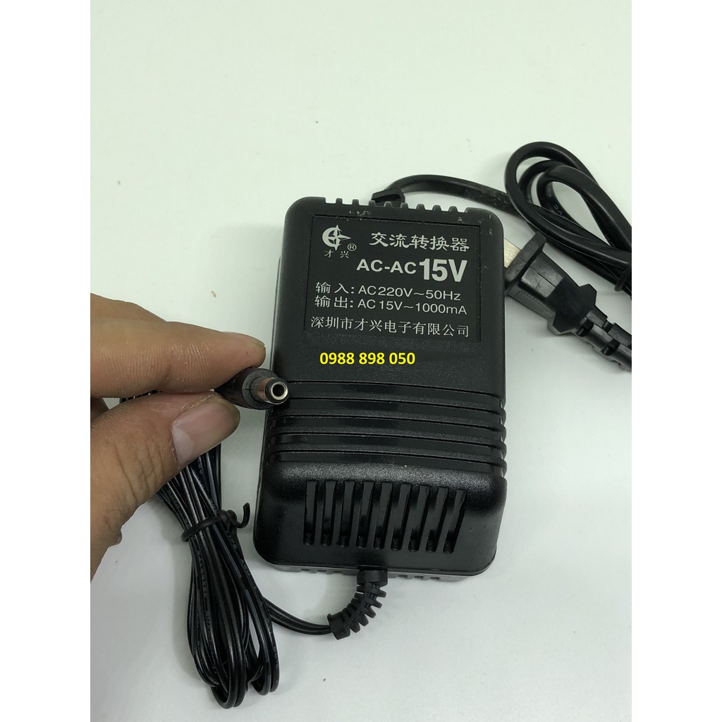 Adapter ac 15v 1000ma 15vac1a