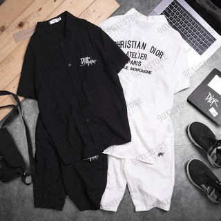 [Full Box] Bộ Đũi Cộc Tay Nam Mùa Hè