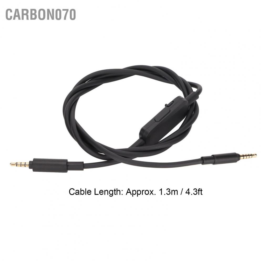 Carbon070 Dây tai nghe thay thế cáp cho Beyerdynamic MMX 300 hệ thứ 2 1 3m / 4 3ft