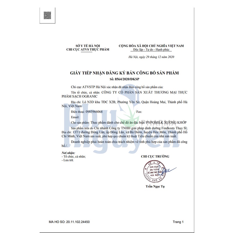 Sữa Bột Pypo Cơ Xương Dinh Dưỡng Hỗ Trợ Cơ Xương Chắc Khoẻ, Giảm Đau Nhức - Hộp 900g
