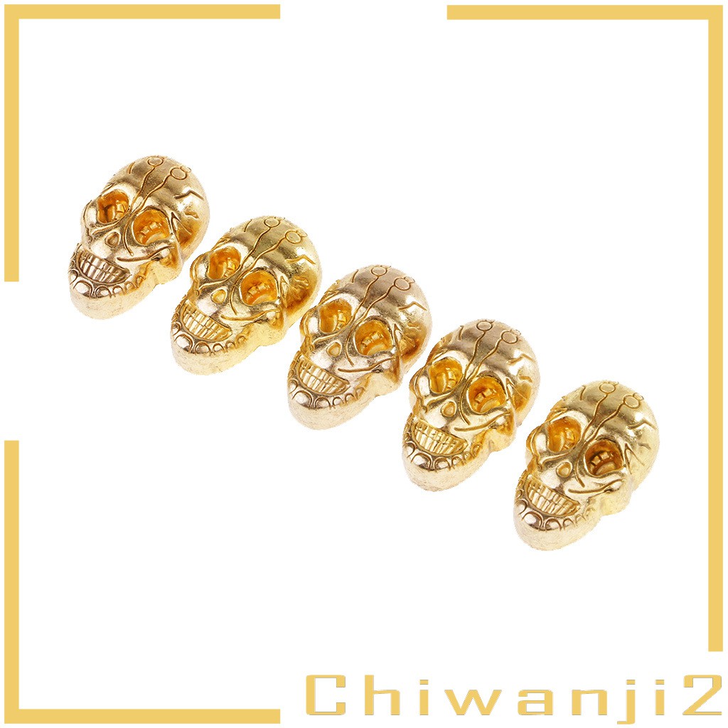 Set 5 Đinh Tán Hình Đầu Lâu Bằng Đồng Trang Trí Túi Xách / Giày Da / Giày Cao Gót