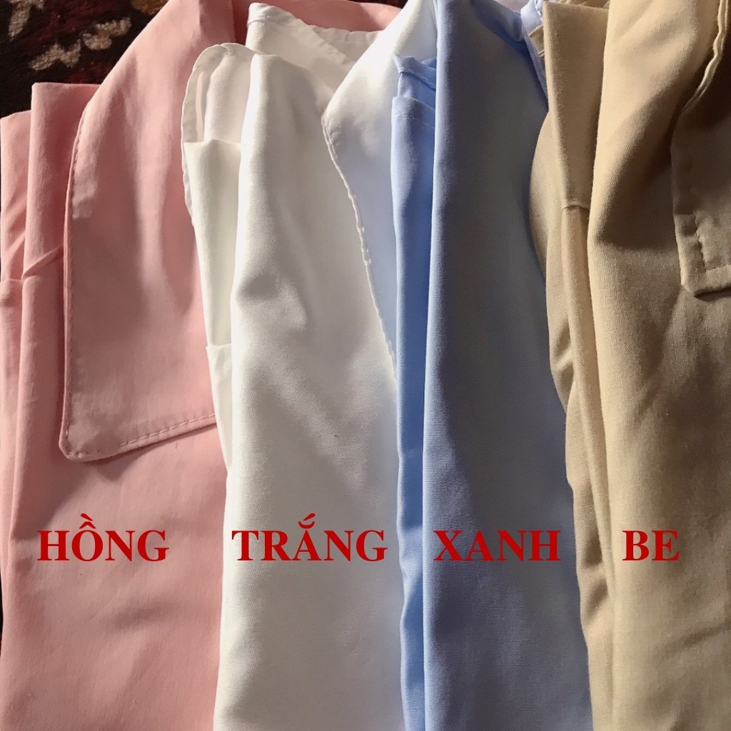Áo sơ mi nữ đẹp kiểu công sở hàn quốc form rộng dài tay nhiều màu trắng,đen,hồng,be thời trang DUMISA SMN01 | BigBuy360 - bigbuy360.vn