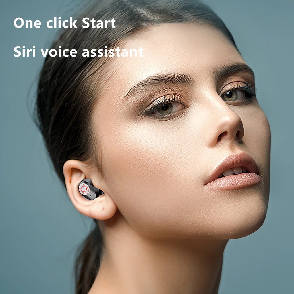 Tai Nghe Nhét Tai TZUZL M23 Tws Bluetooth 5.1 Không Dây Có Hộp Sạc Điều Khiển Và Micro Cho Android Ios