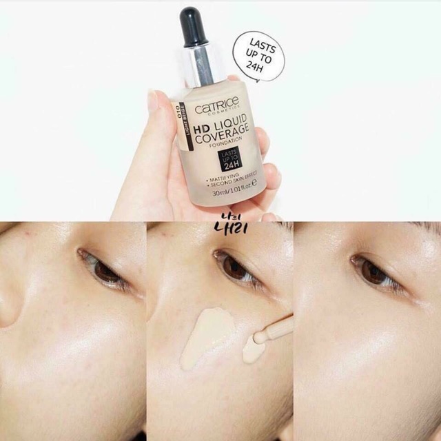 Kem Nền Che Phủ Kiềm Dầu Catrice HD Liquid Coverage Foundation 24H