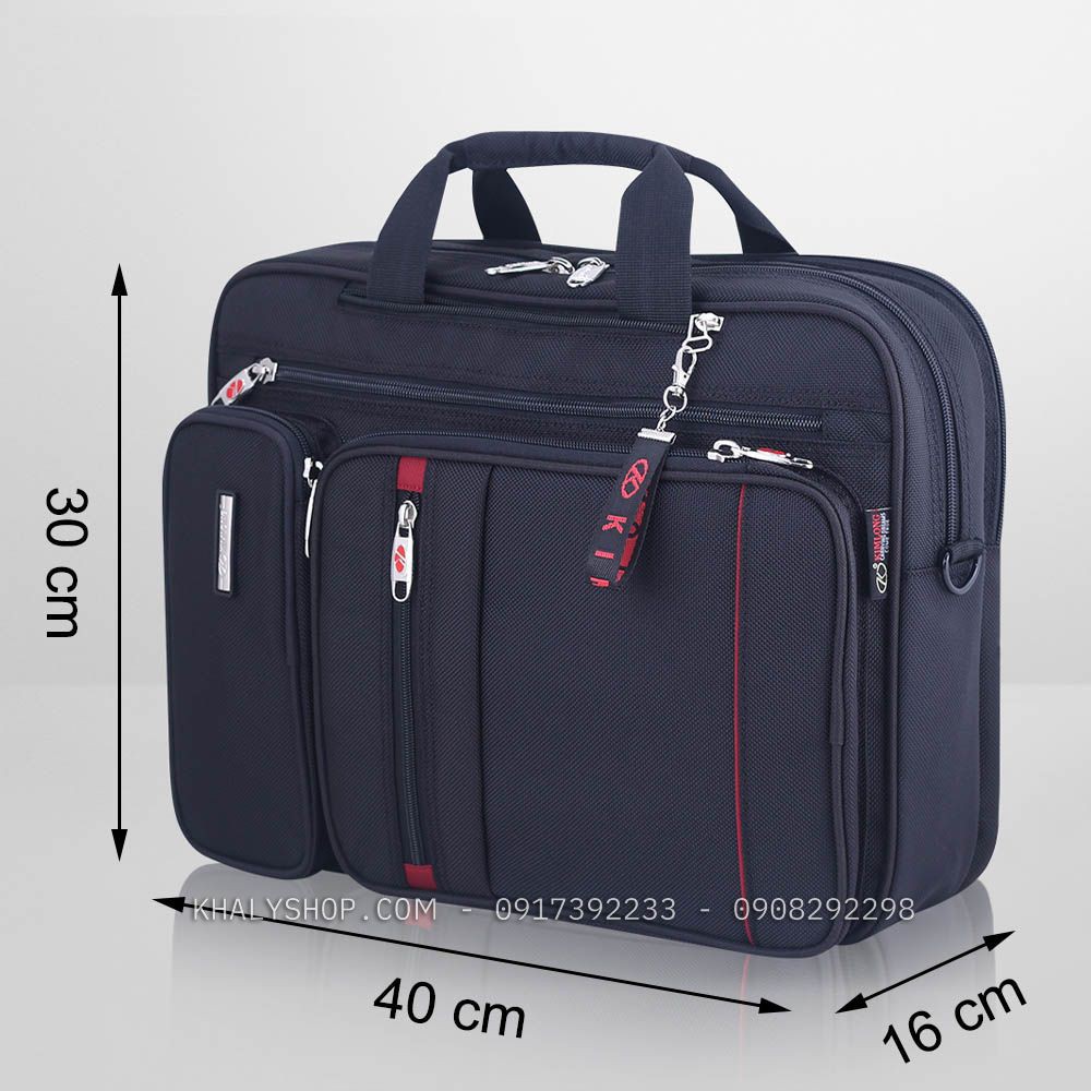 Balo , cặp đa năng học sinh cấp 2,3 thương hiệu Kim Long 035 màu đen - 720NBLKL035 ( 40x16x30cm ) | BigBuy360 - bigbuy360.vn