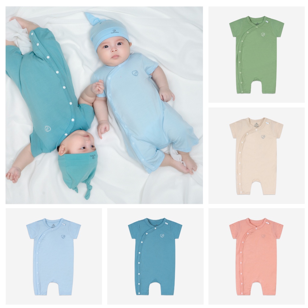 Body cài chéo ngắn tay - Bambus BU