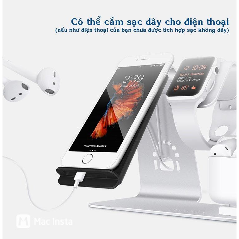 Thiết bị sạc thông minh cho tất cả thiết bị apple 3in1