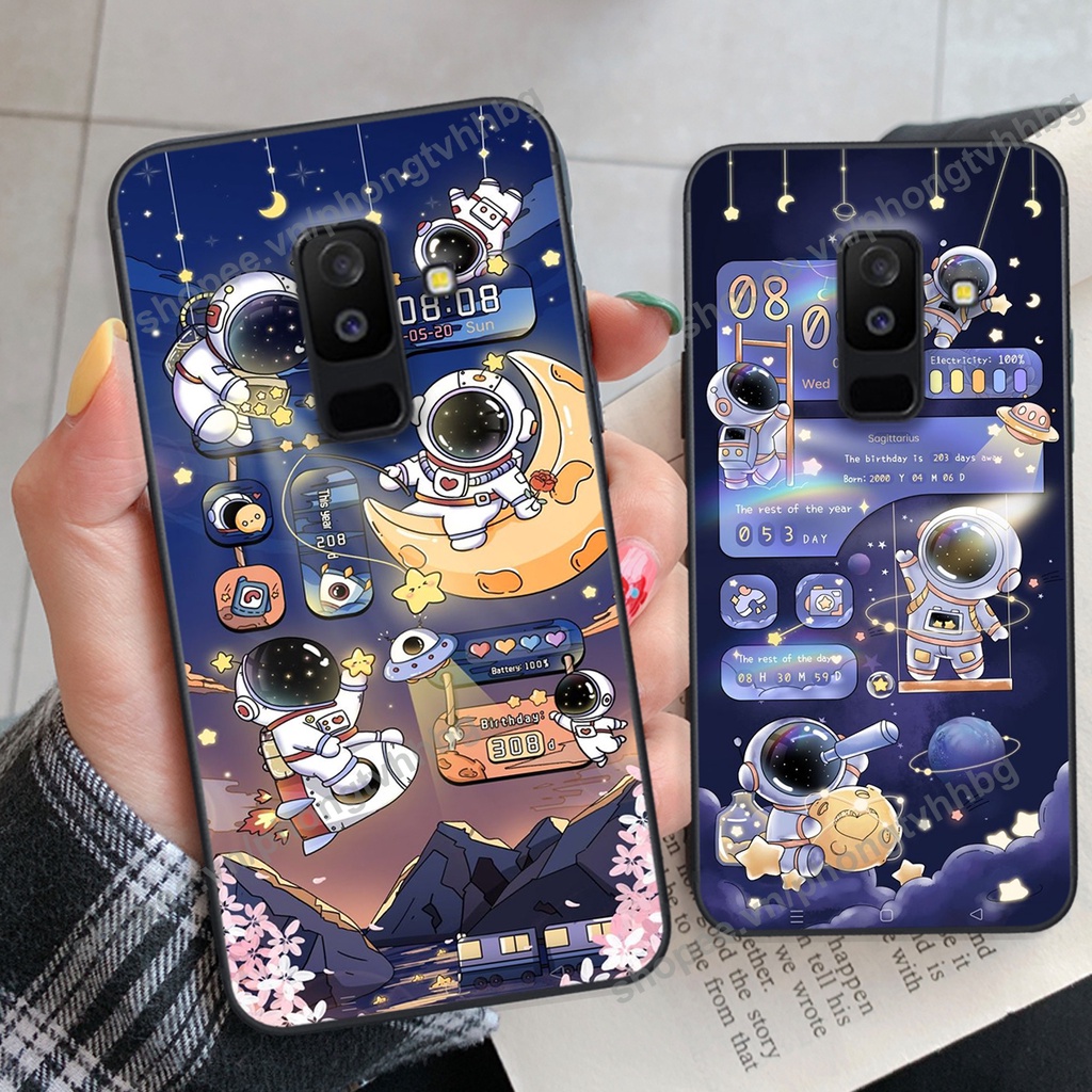 Ốp lưng Samsung J8 phi hành gia hoạt hình 3D cute giá rẻ