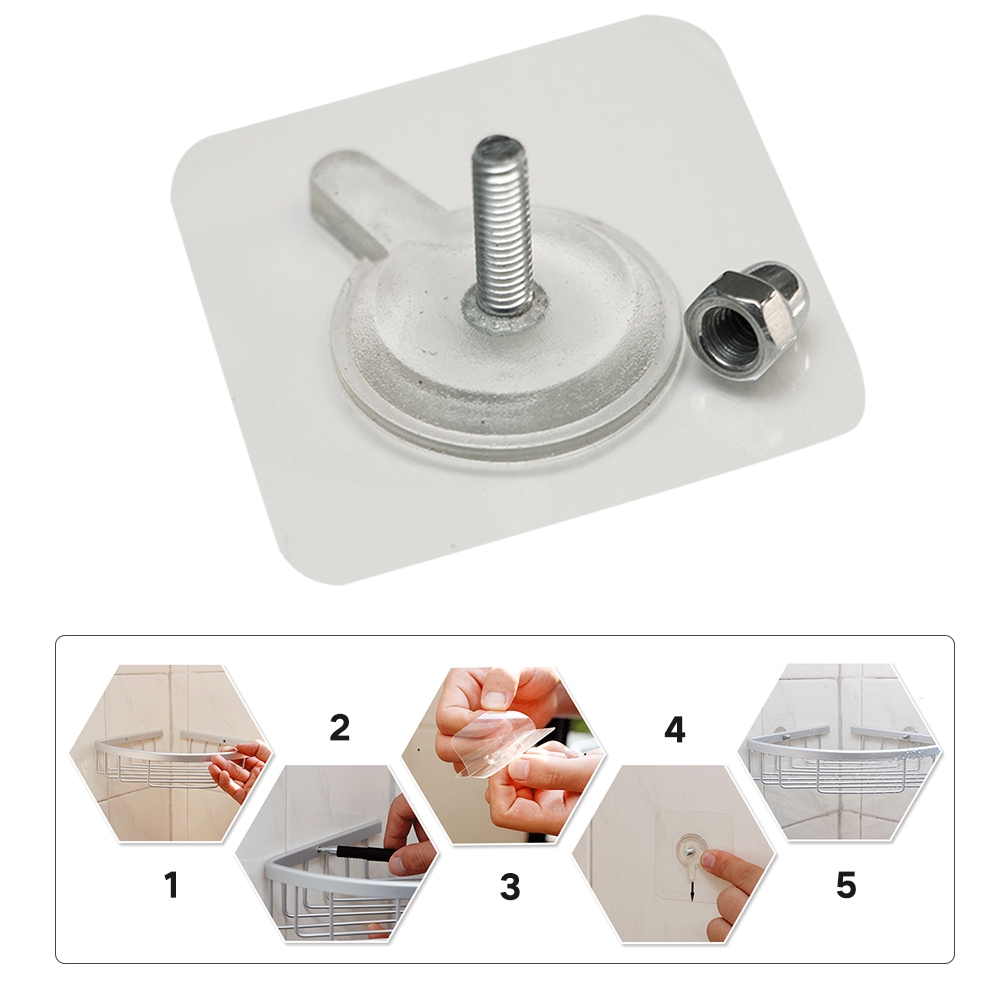 Bộ 2 đinh vít tự dính dán trong phòng tắm | BigBuy360 - bigbuy360.vn