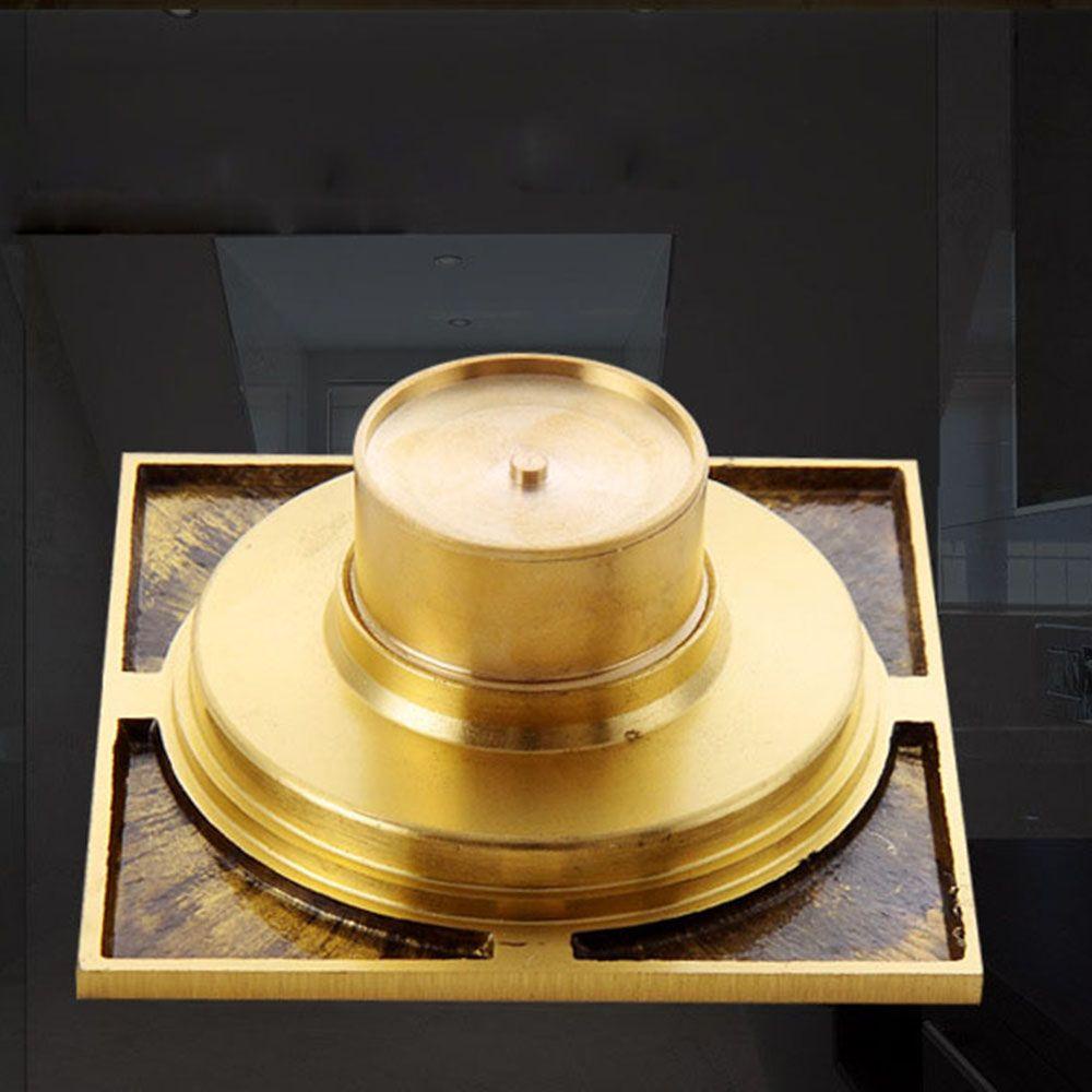 Nắp Đậy Cống Thoát Nước Sàn Nhà Tắm Chống Tràn Bằng Đồng