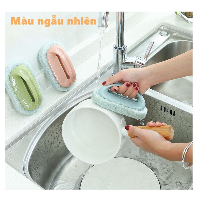 [HCM]Bộ 4 Bàn Chải Bằng Sợi Kim Loại Dùng Để Vệ Sinh Bếp Ga Tiện Dụng-CFS4JT