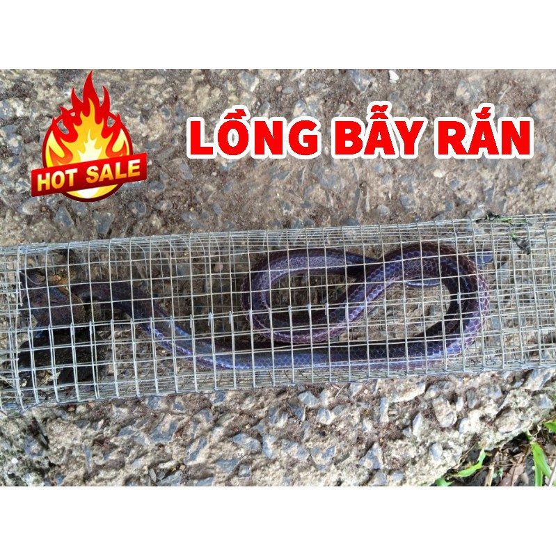 Lồng bẫy rắn Size 85cm x 12cm