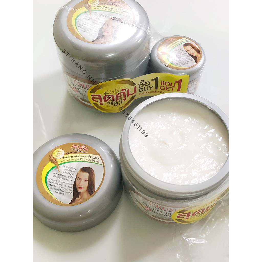 (MUA 1 TẶNG 1)Kem Ủ Tóc Cruset NHÂN SÂM Thái Lan 500ml