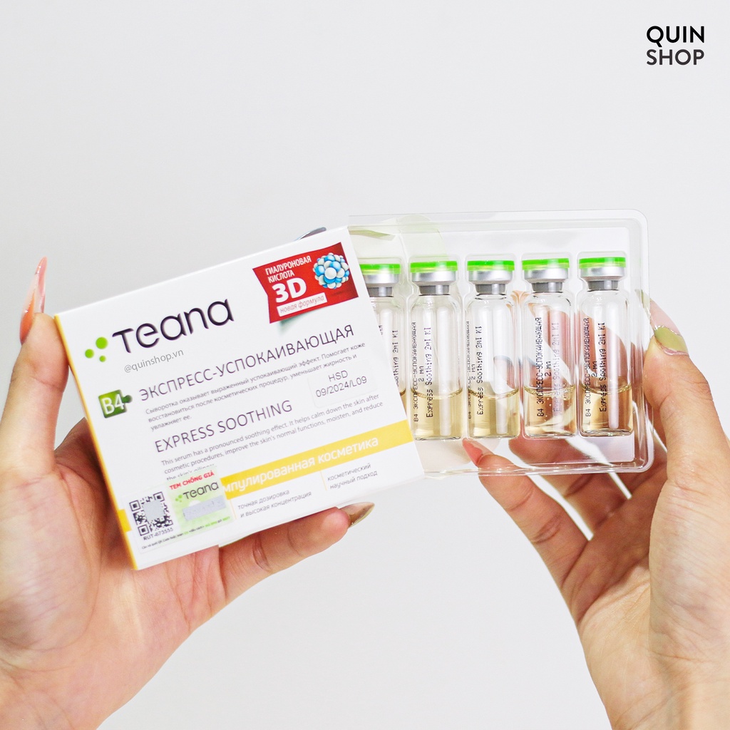 Tinh Chất Sáng Da, Giảm Mụn, Chống Lão Hóa Teana B3, B4, C1, D6, Super Peptides No Problem, ASAP, Anti Redness Serum