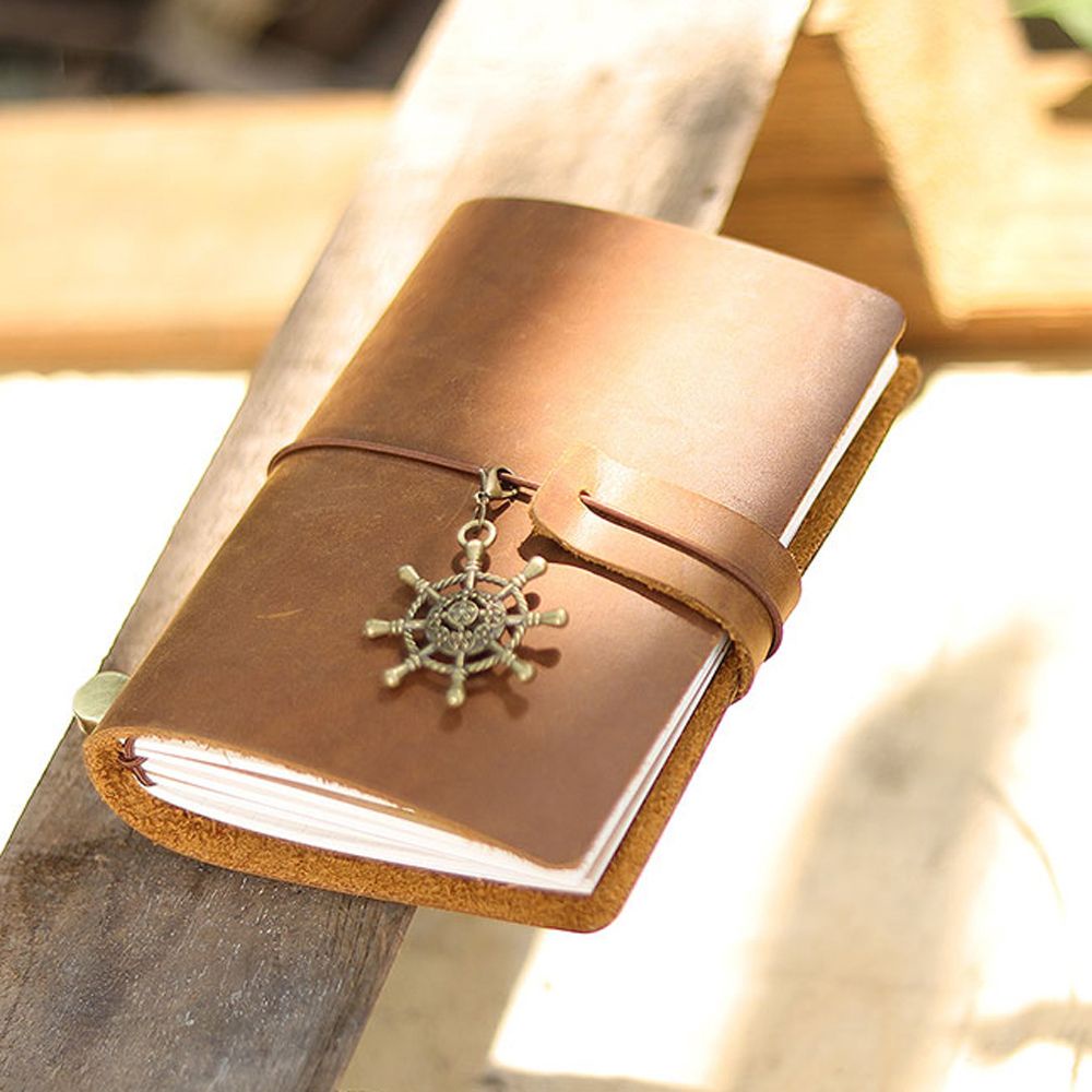 Sổ tay bìa da handmade nhiều màu phong cách vintage