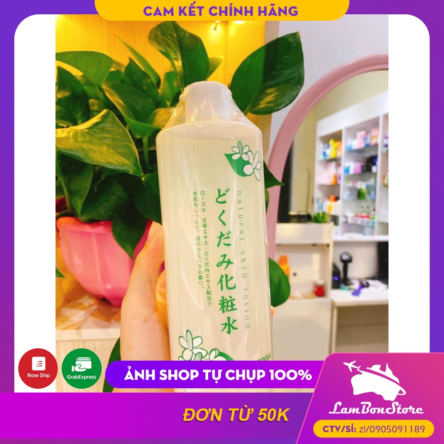 Toner Diếp Cá Dokudami Natural Skin Lotion Nhật Bản 500ml