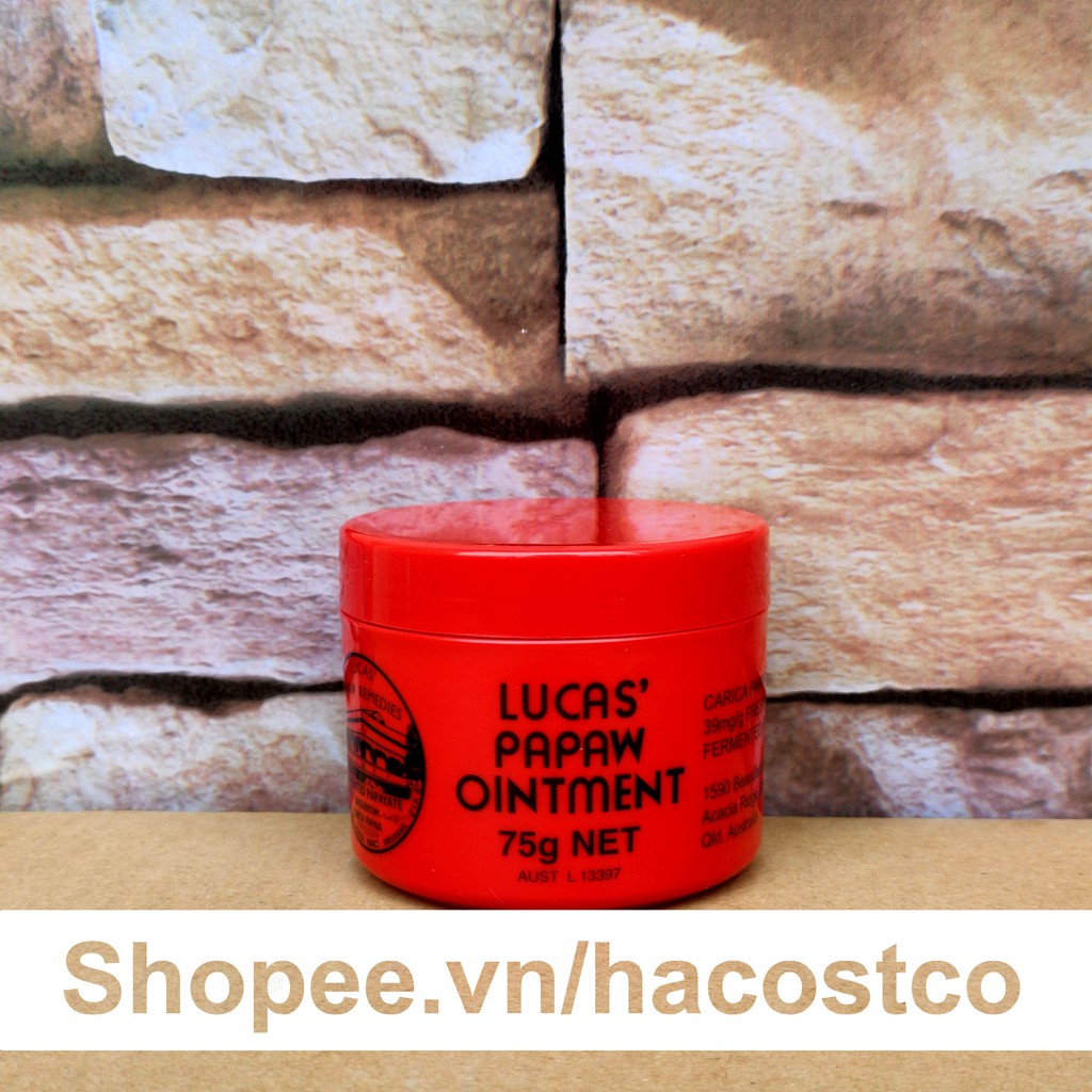 Kem Đa Năng Lucas Papaw Ointment 75g Net của Úc - Kem Đu Đủ Úc