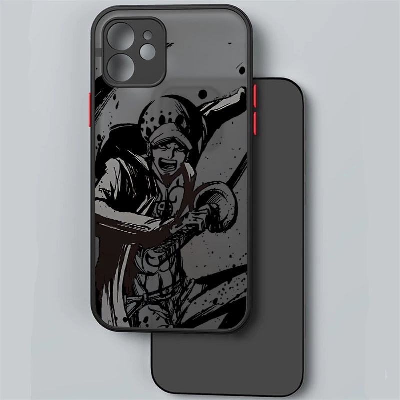 Ốp Điện Thoại Cứng In Hoạt Hình One Piece Cho iPhone 13 Pro Max 12 11 iPhone 7 8 X XS