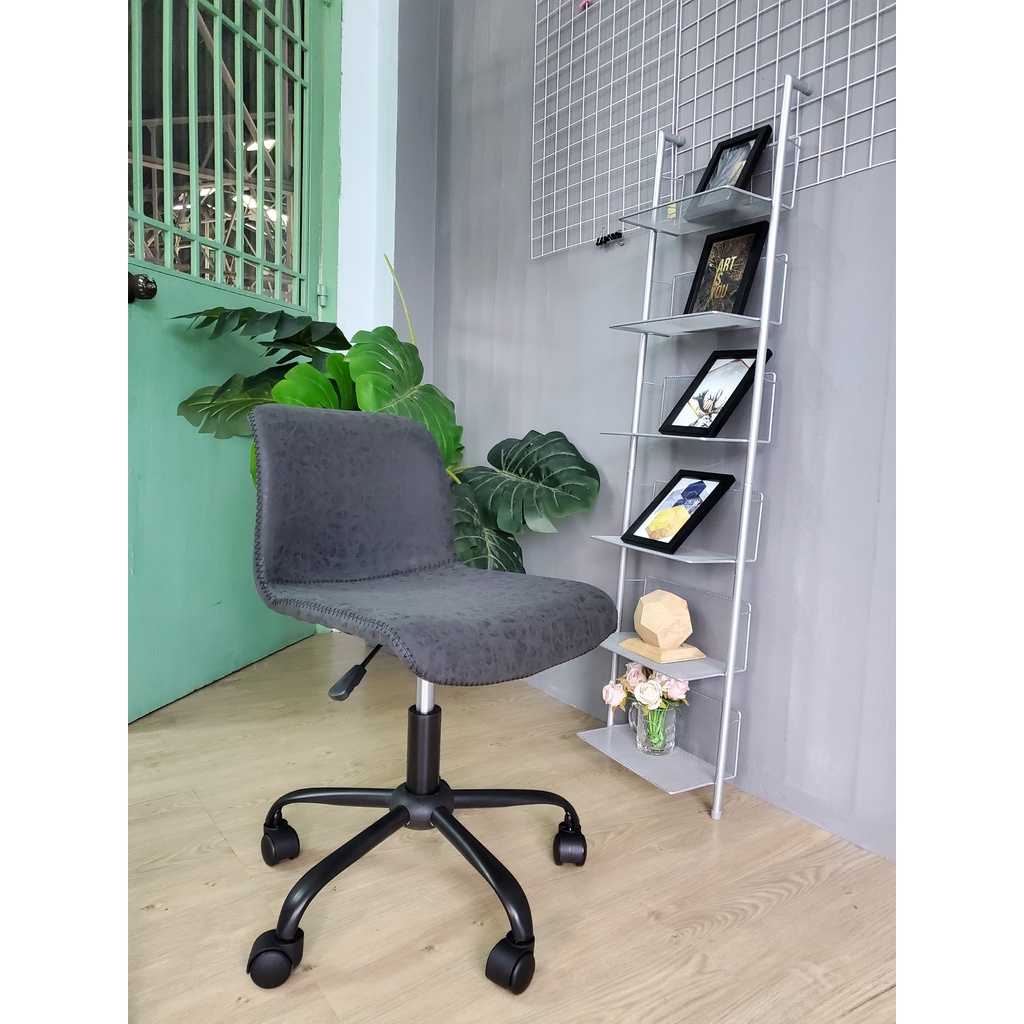 Ghế xoay spa, lễ tân, makeup, học tập, làm việc lưng da PU cao cấp TM066X