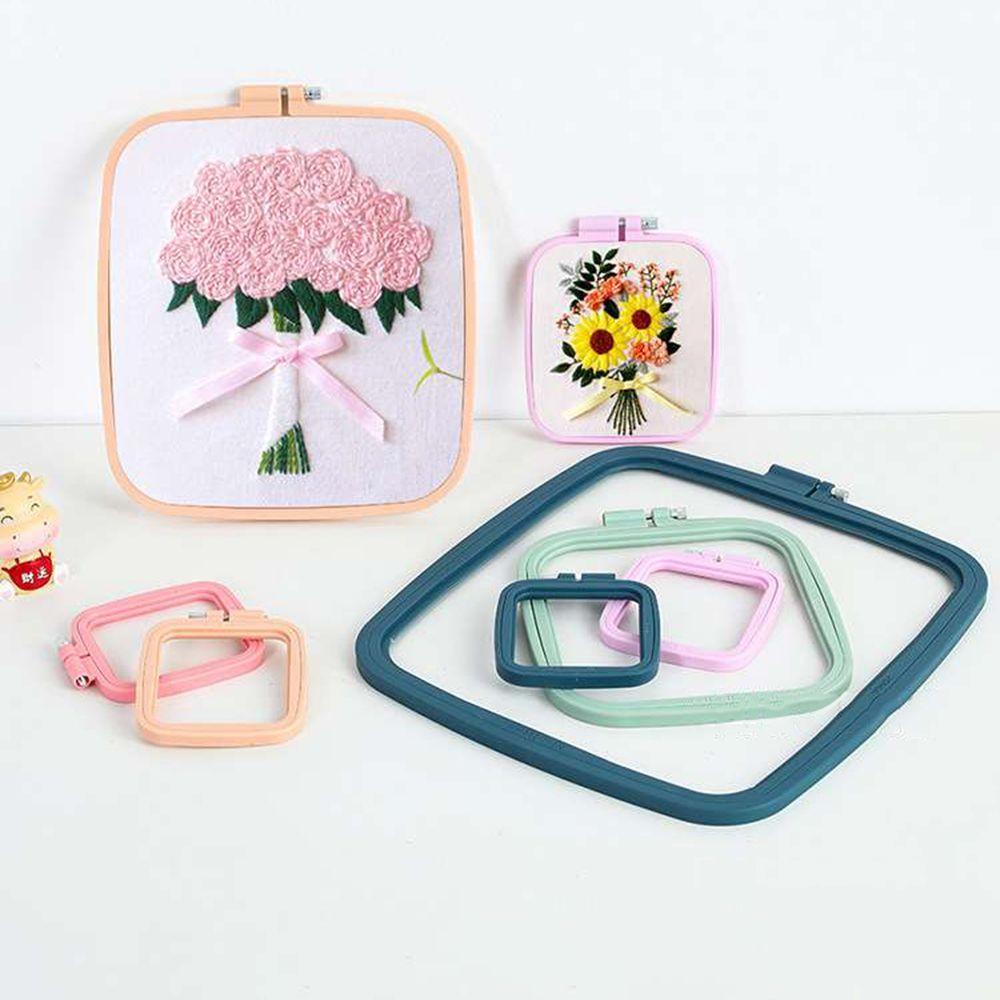 Bộ Khung Thêu Tranh Chữ Thập Hình Vuông DIY