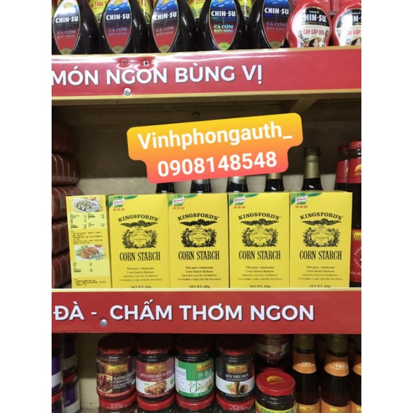 BỘT BẮP KNORR KINGSFORD CORN STARCH 420G
