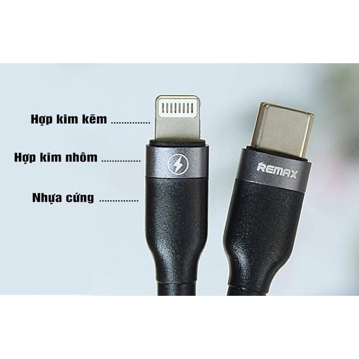 Cáp sạc nhanh IPremax rc 009 pd 20W với chân type c ra