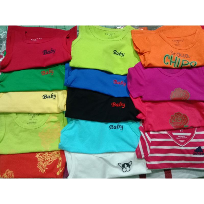 Thanh lý sỉ 50 áo cotton 4c mịn chuẩn Sài từ 7_25kg .............................................................