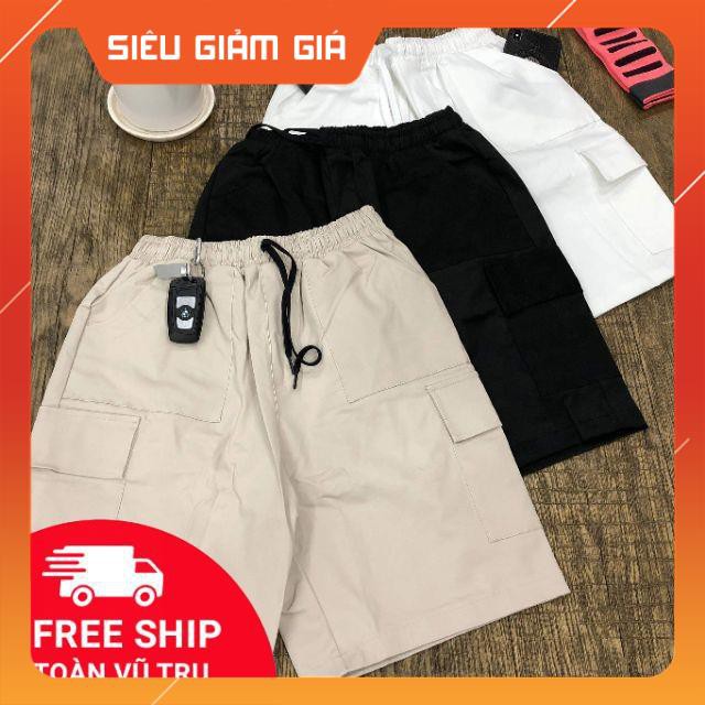 Quần short túi Hộp Nam Nữ Unisex