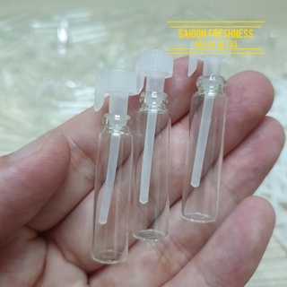 [Giá Tốt]  [Lẻ 1 chai] Chai chiết nước hoa 1ml 2ml 3ml -  Mẫu thử nước hoa vial - Lọ thủy tinh mini