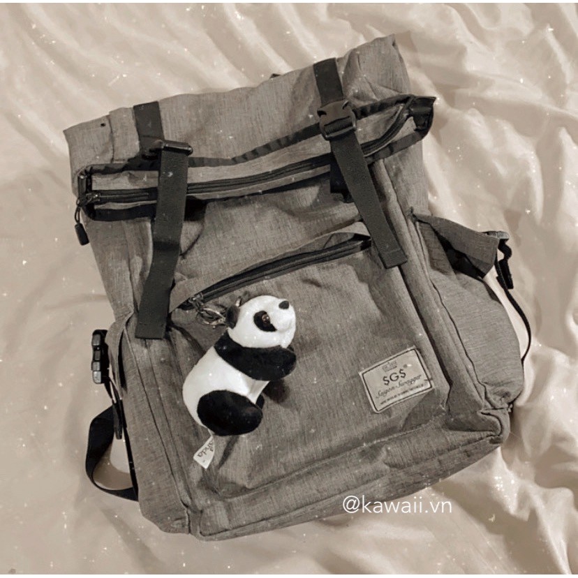 [Có sẵn] Móc khoá thú bông gấu trúc Panda mặp ú Kawaii.vn (ảnh thật shop tự chụp)