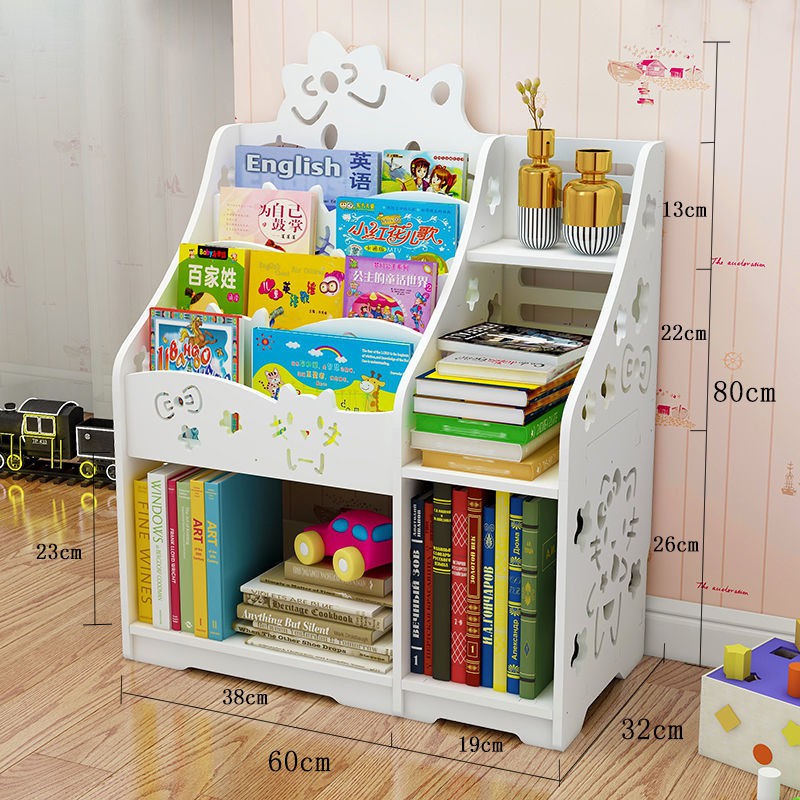 [DEAL HOT] Kệ sách trẻ em họa tiết Hello Kitty thiết kế nhiều ngăn, tiện ích TXT-15 | BigBuy360 - bigbuy360.vn