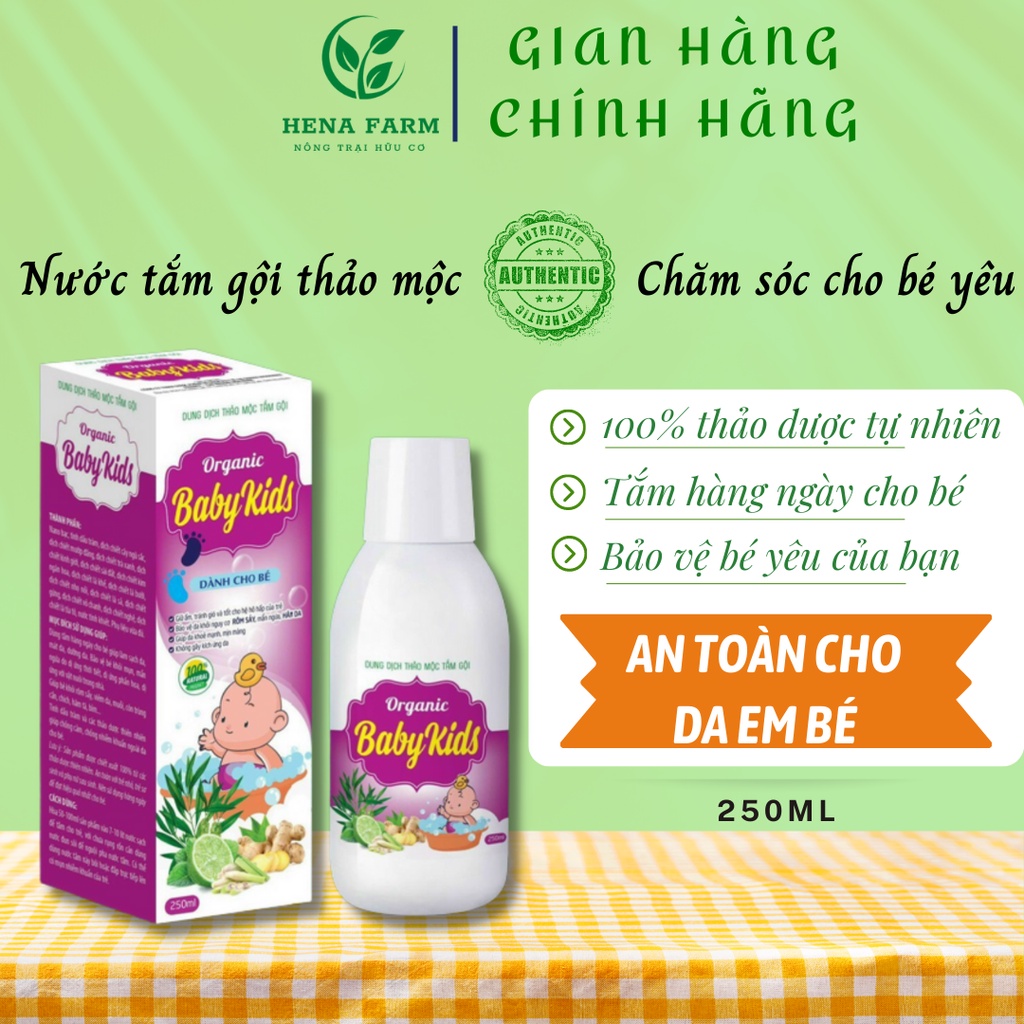 Nước Thảo Dược nguyên liệu tự nhiên Hena