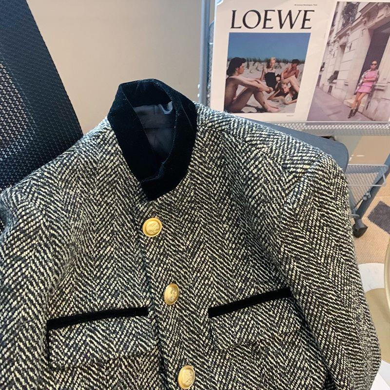 Áo Khoác Ngắn Dáng Ôm Thời Trang Mùa Xuân 2022 Mới Mẻ Cho Nữ