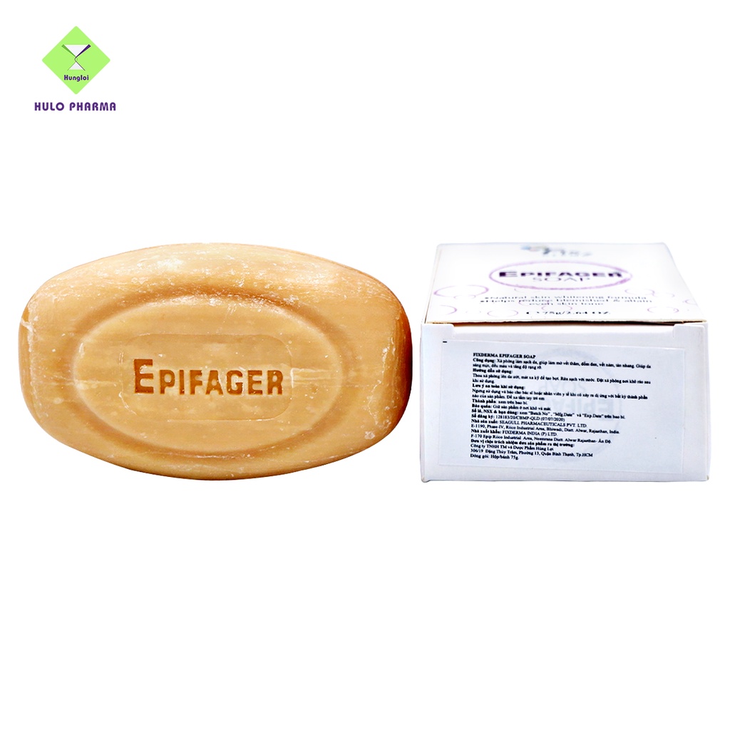 Xà Phòng Trắng Sáng Da, Mờ Thâm Nám, Tàn Nhang FIXDERMA Epifager Soap Giúp Da Sáng Mịn Đều Màu 30g