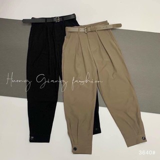 Quần bom nữ dáng baggy khóa gấu hot hit