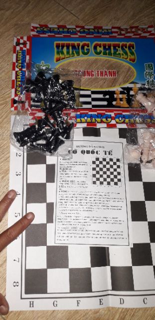 Bộ Trò chơi cờ Vua loại hộp nhựa lớn Trung Thành