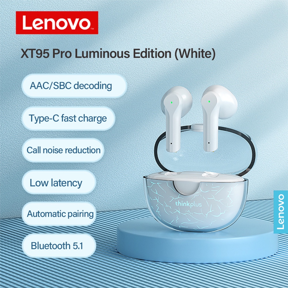 Lenovo Tai Nghe Bluetooth XT95Pro Tai Nghe Không Dây TWS Chống Nước Thể Thao Âm Thanh HIFI 9D Kèm Mic cho Android/ios/PC