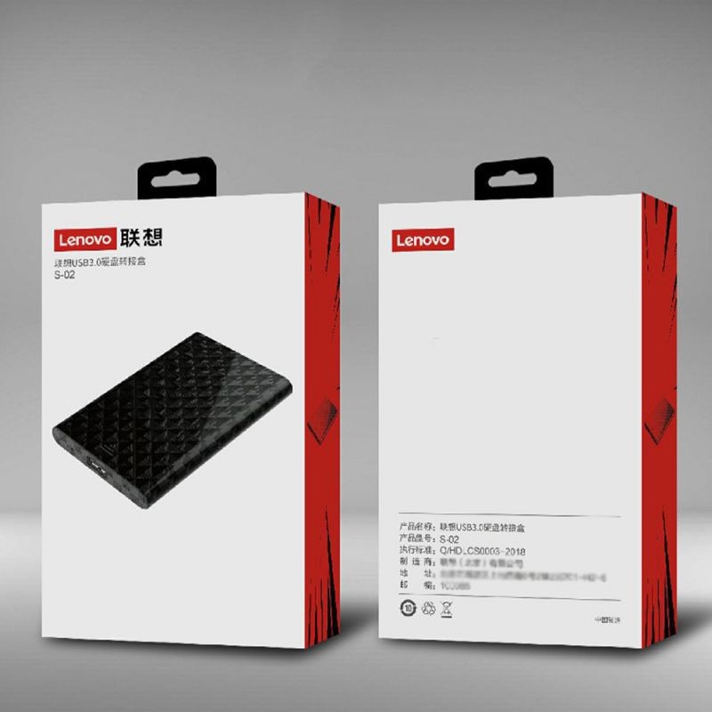 Hộp ổ cứng Hdd Box Lenovo S-02, 2.5", USB 3.0 | BigBuy360 - bigbuy360.vn