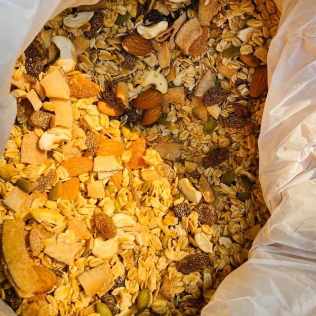 GRANOLA ngũ cốc ăn sáng không đường giảm mỡ tăng cơ/tăng cân/bà bầu