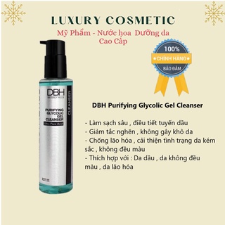 Sữa Rửa Mặt Làm Sạch Sâu - Điều Tiết Tuyến Dầu Dbh Purifying Glycolic Cleansing Gel 177Ml