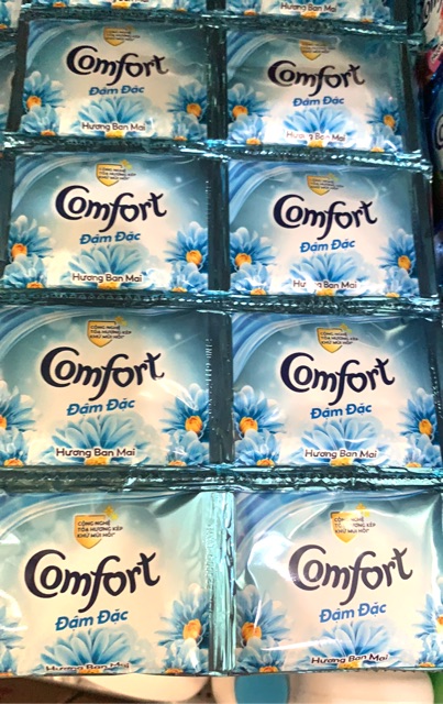 Dây 10 Gói Nước Xả Vải Comfort 1 lần xả/Đậm Đặc