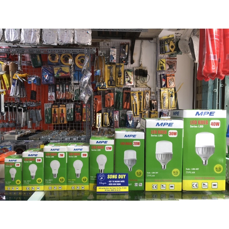 Bóng đèn led MPE 3w 5w 7w 9w 12w giá tốt!