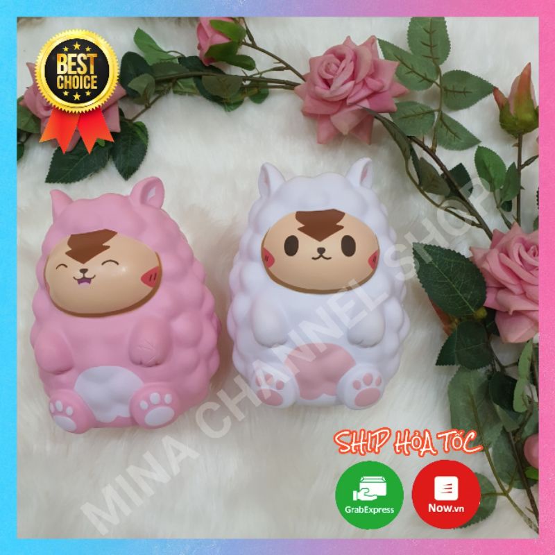 Đồ Chơi Squishy Hamster Siêu Dễ Thương (16cm x 13cm x 9cm) Siêu Đáng Yêu, Siêu Chậm Tăng (Có Bao Bì)