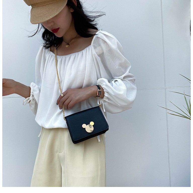 Túi xách nữ đeo chéo hàng hiệu đẹp Zara mickey hàng xuất dư